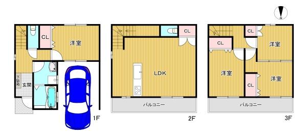 守口市梶町4丁目　中古戸建