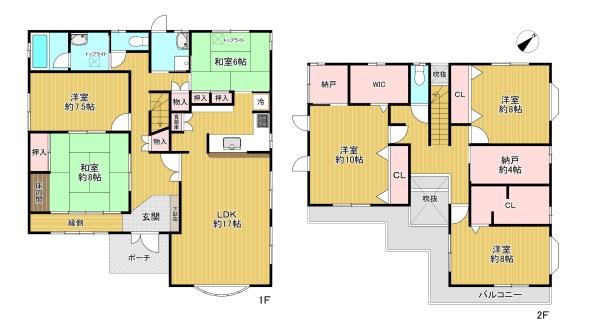 寝屋川市成田東が丘の中古一戸建て