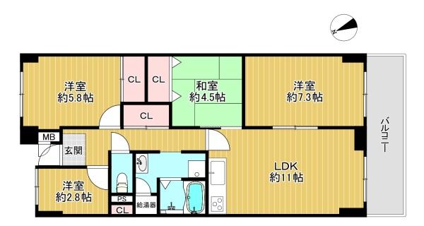 寝屋川サンハイツＡ棟