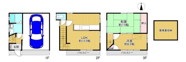 門真市島頭3丁目　中古戸建