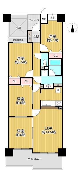 オークヒルズ香里四番館