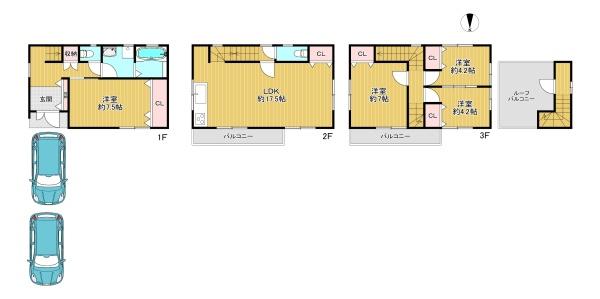 門真市千石西町　中古戸建