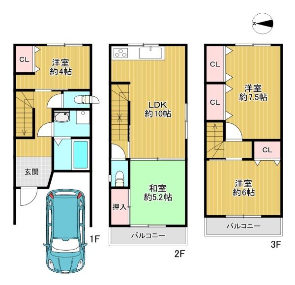 門真市江端町の中古一戸建