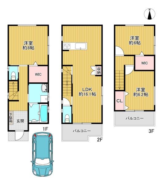 守口市滝井西町2丁目　中古戸建