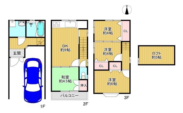 門真市野里町　中古戸建