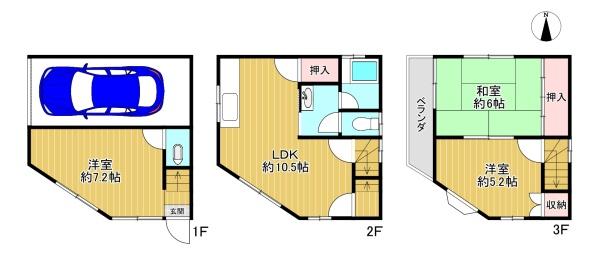 門真市島頭４丁目の中古一戸建