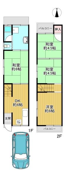 寝屋川市萱島東2丁目　中古テラスハウス