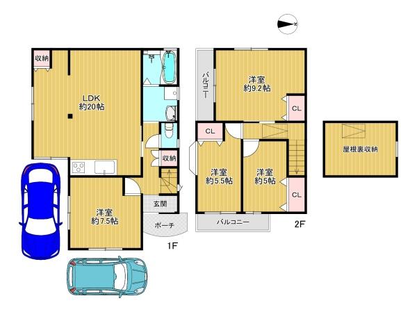 寝屋川市香里西之町の中古一戸建て