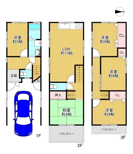 守口市寺方錦通３丁目の中古一戸建て