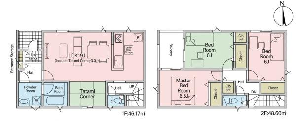寝屋川市木屋町第7　新築戸建　6号棟