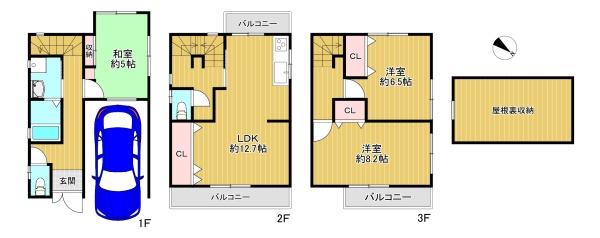 寝屋川市打上宮前町　中古戸建