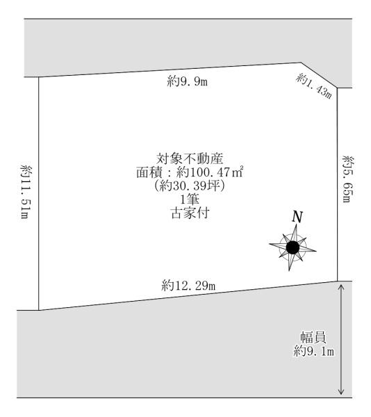 守口市佐太中町6丁目　古家付き土地