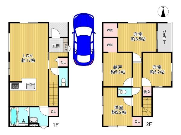 寝屋川市高柳2丁目　新築戸建