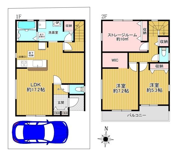 門真市島頭4丁目　新築戸建　1号棟