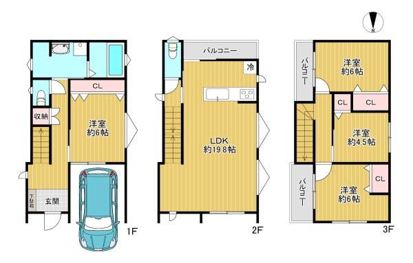 寝屋川市宝町　新築戸建