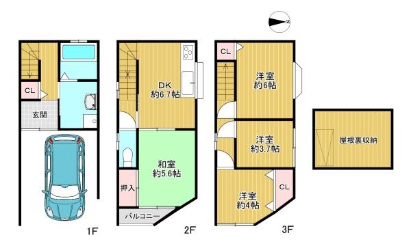守口市金田町５丁目の中古一戸建て