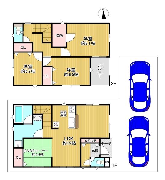 寝屋川市河北中町　新築戸建20号棟