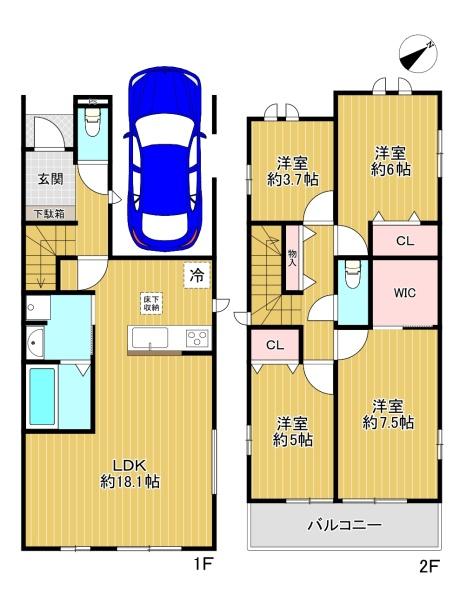 寝屋川市太秦桜が丘　新築戸建