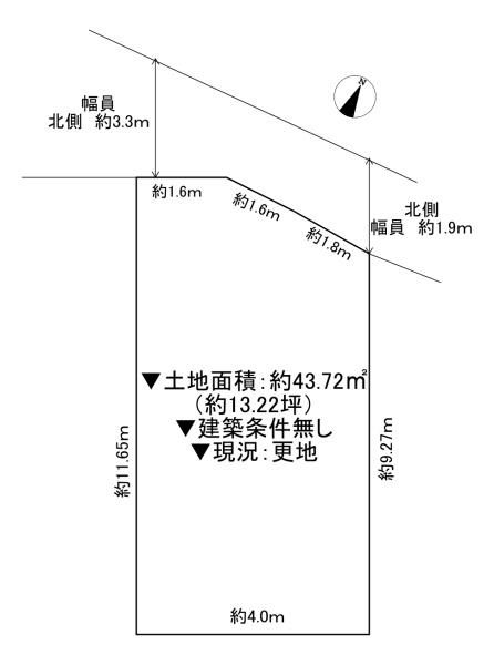 門真市打越町の土地