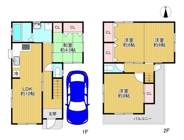 寝屋川市石津東町の中古一戸建て