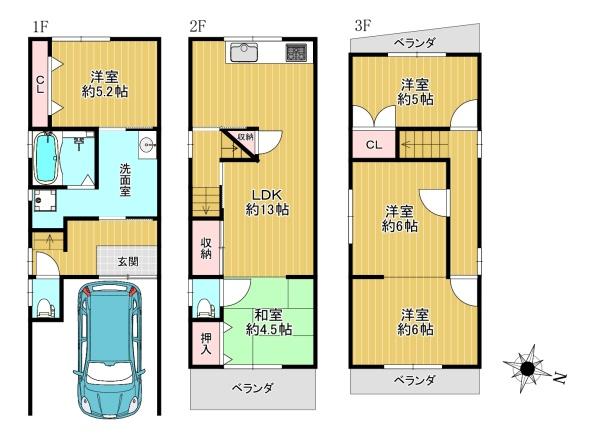 守口市大久保町１丁目の中古一戸建て