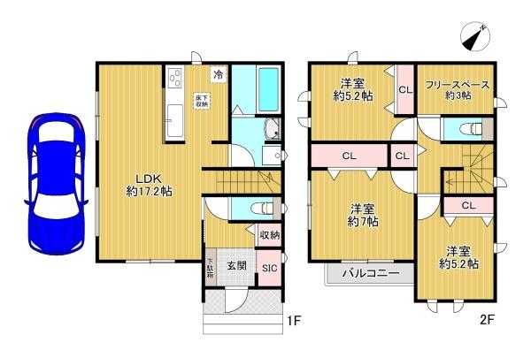 寝屋川市寝屋新町　新築戸建