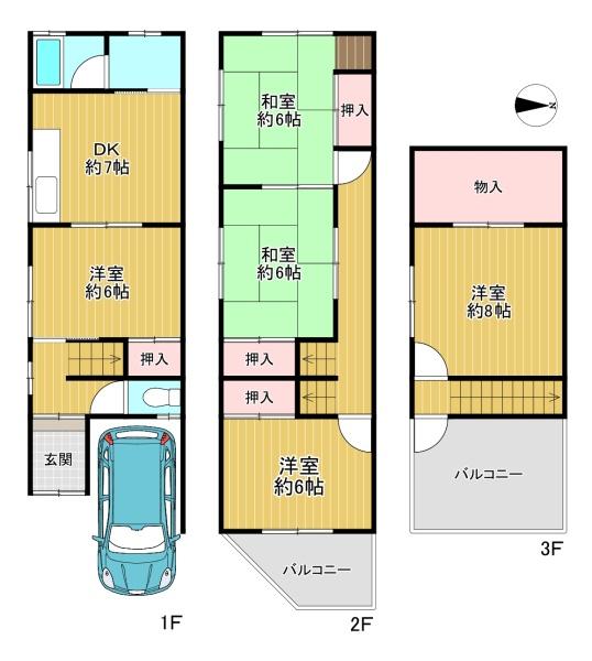 守口市馬場町　中古テラスハウス