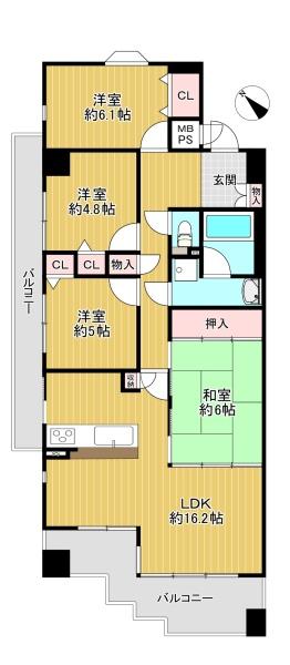 オークヒルズ香里四番館