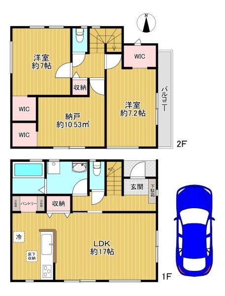寝屋川市高柳栄町　新築戸建1号棟
