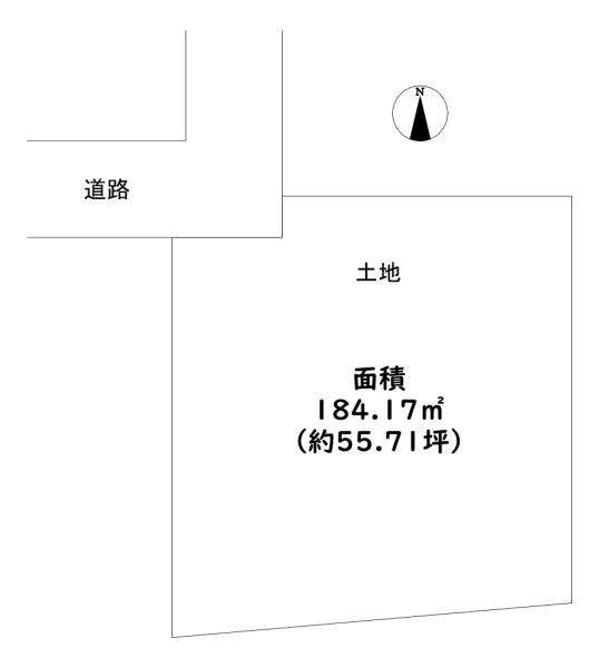 東住吉区山坂2丁目　土地