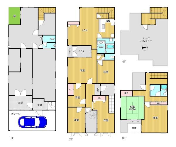 東住吉区湯里6丁目　中古戸建