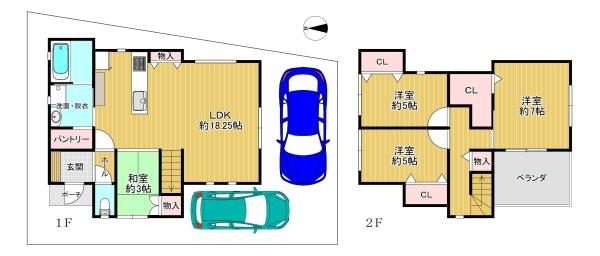 八尾市相生町2丁目　中古戸建