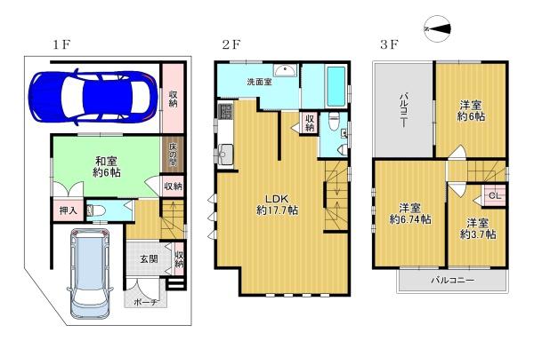 平野区喜連5丁目　中古戸建