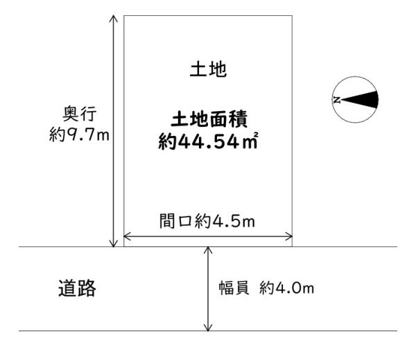 平野区長吉六反3丁目　土地