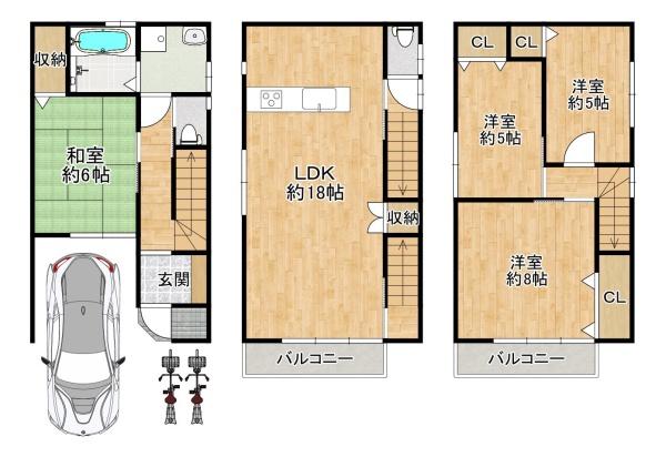 生野区林寺2丁目　中古戸建