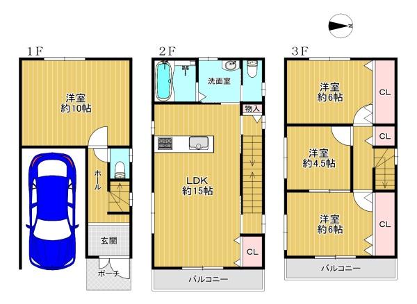 東住吉区今川4丁目　中古戸建