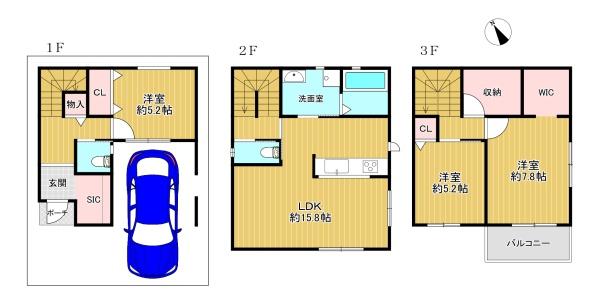 東住吉区山坂4丁目　新築戸建