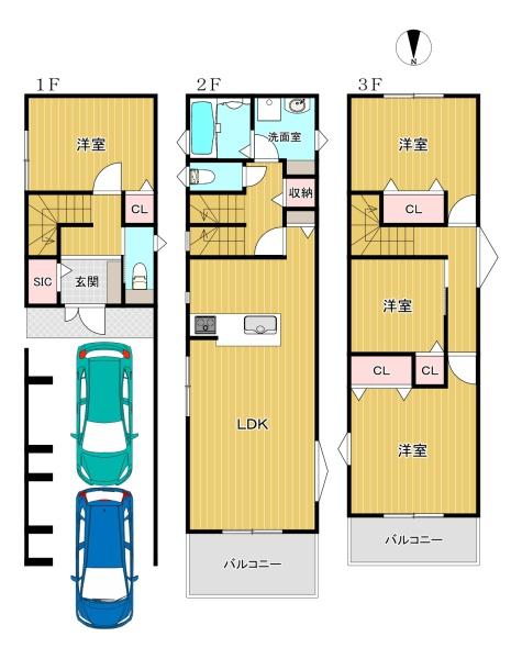 東住吉区針中野3丁目　新築戸建
