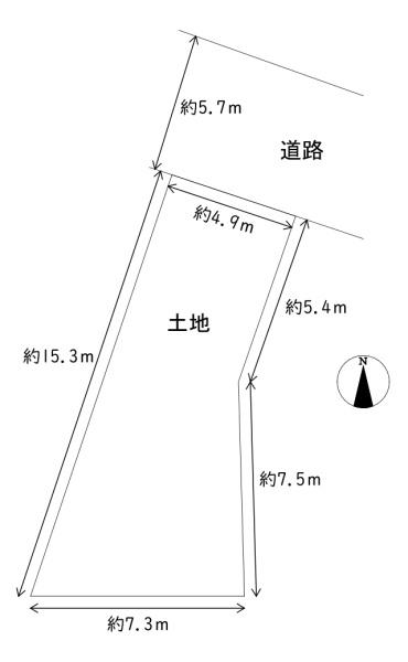 平野区平野上町1丁目　土地