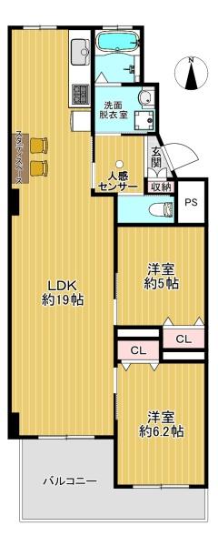 長吉コーポ2号棟