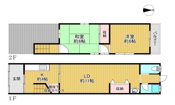 生野区田島2丁目　中古テラスハウス