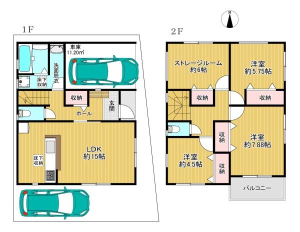 東住吉区住道矢田4丁目　２号棟
