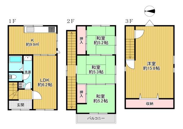 生野区桃谷4丁目　中古戸建