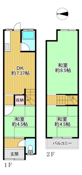 平野区加美正覚寺2丁目　中古戸建