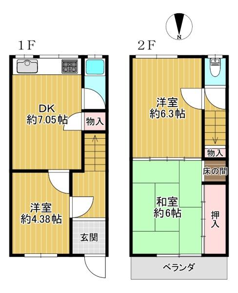 平野区平野北1丁目　中古戸建