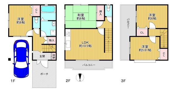 東住吉区矢田3丁目　中古戸建