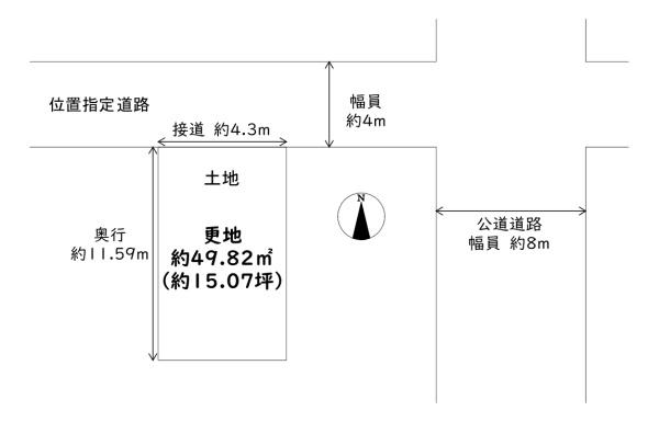 平野区長吉六反1丁目　土地