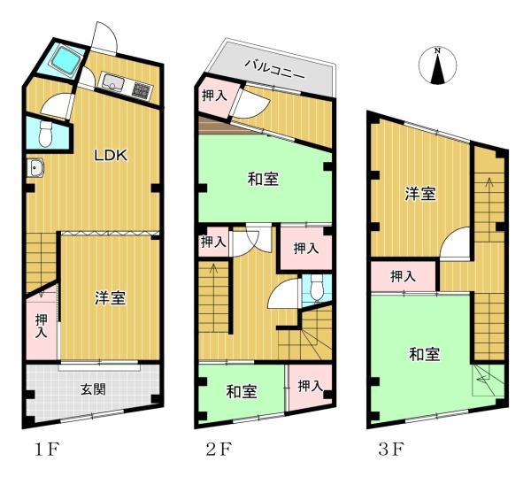大阪市生野区生野西１丁目の中古一戸建て