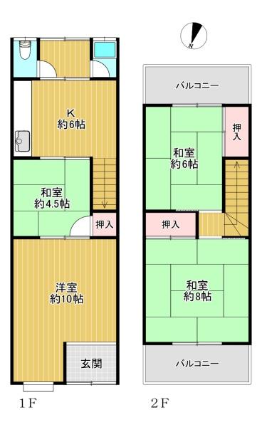 生野区小路東5丁目　中古テラスハウス