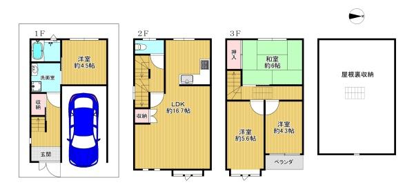 東住吉区矢田1丁目　中古戸建